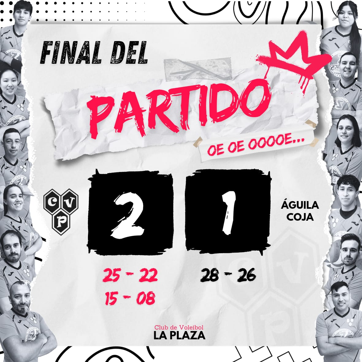 ClubVoleyLaPlaz's tweet photo. Resultado!!! 📷📷

#elrosamanda #vamosplaza #12123esaplazaoe #aporlaliga 💪🏐 #voley

@estudiosz https://t.co/1EsdG7F5eB