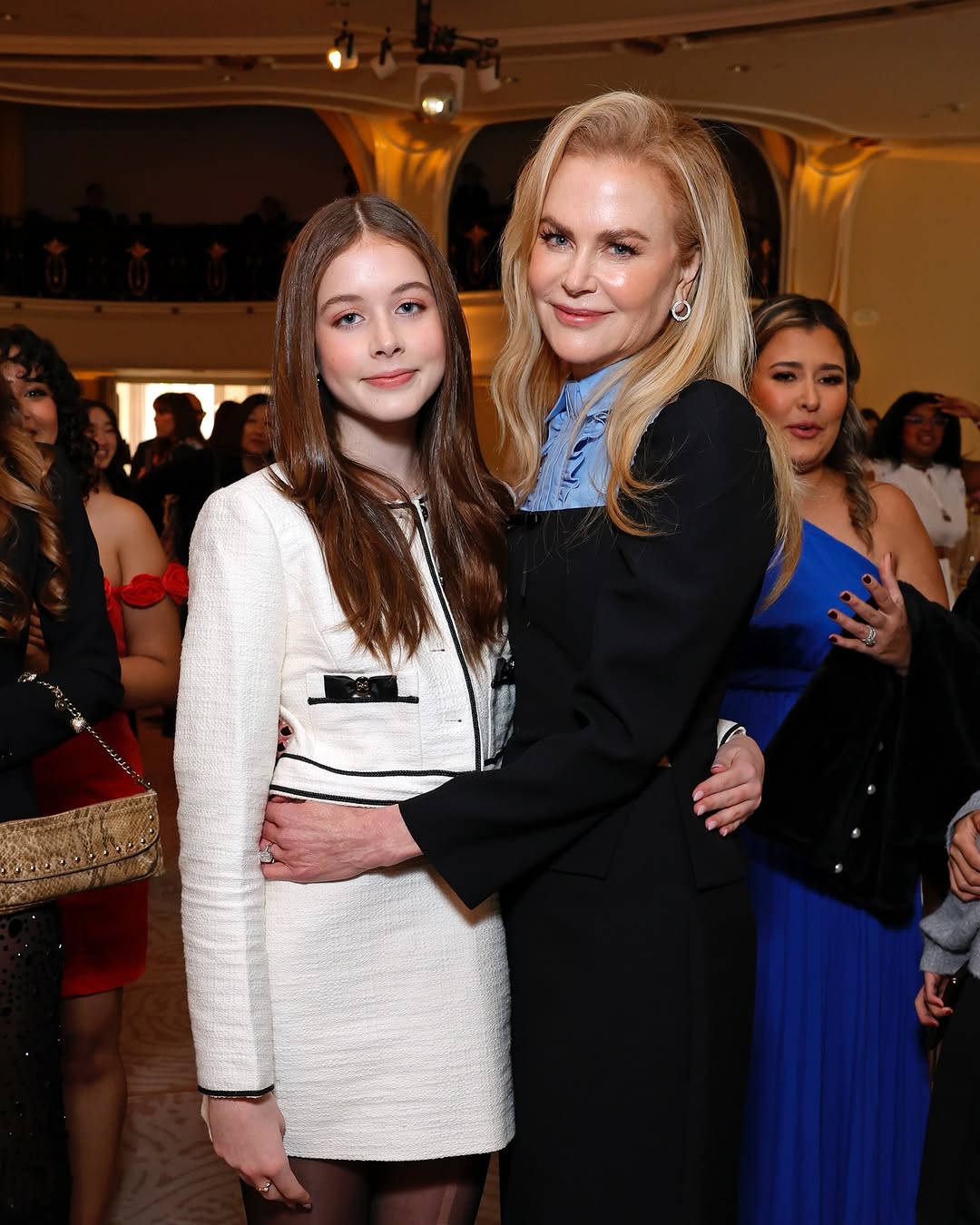 Nicple Kidman y su hija de 13