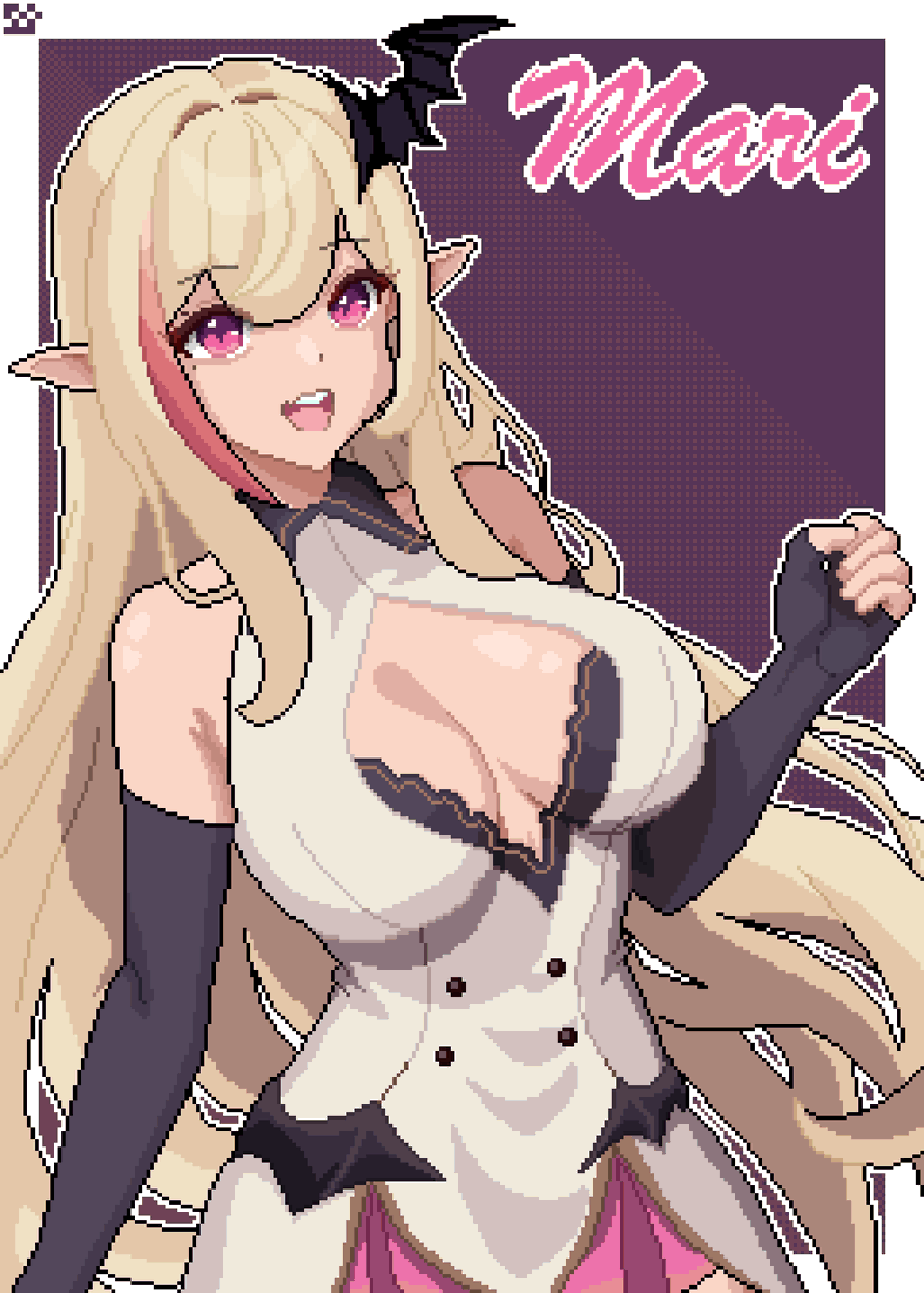 SethChamaChama's tweet image. I like how this actually turned out. I&apos;ve enjoyed @koumariya &apos;s streams since then and I&apos;m still enjoying them now~ So I think this suffices my appreciation.

#mariyart #Vtuber #Pixelart