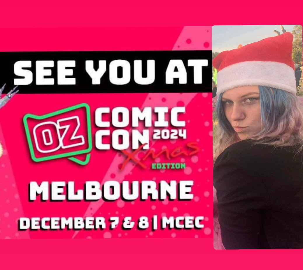 Come and see me at <a href="/OzComicCon/">Oz Comic-Con</a> on Sunday sooooo excited 🎄🎶🤗