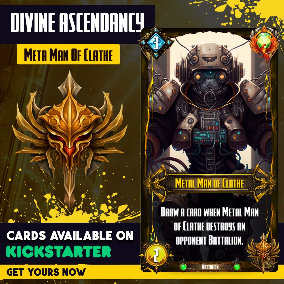 inlightgames's tweet photo. 4 UNIQUE FACTIONS - ENDLESS PLAYSTYLES. 🎴

Get your hands on Season 0 prints now on Kickstarter: https://t.co/akjpBW9wcY https://t.co/MVQ6DUe9Bt