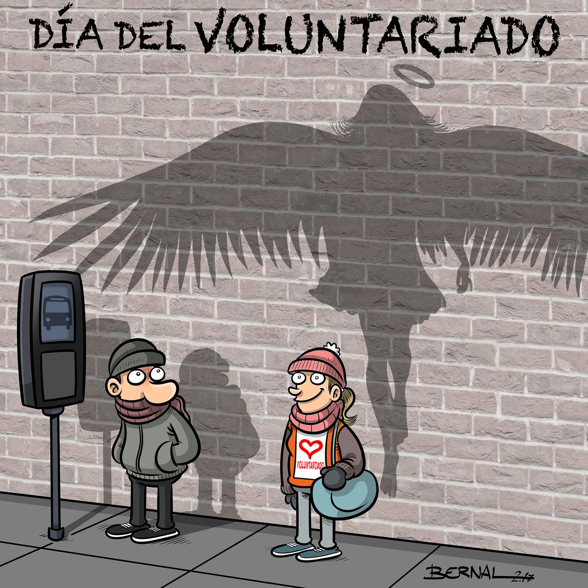 AragonVoluntari's tweet photo. Con esta imagen de @J_A_Bernal  os deseamos un Feliz #díadelvoluntariado

#aragonvoluntario #ContigoSomosMas https://t.co/EfilEtbqtF