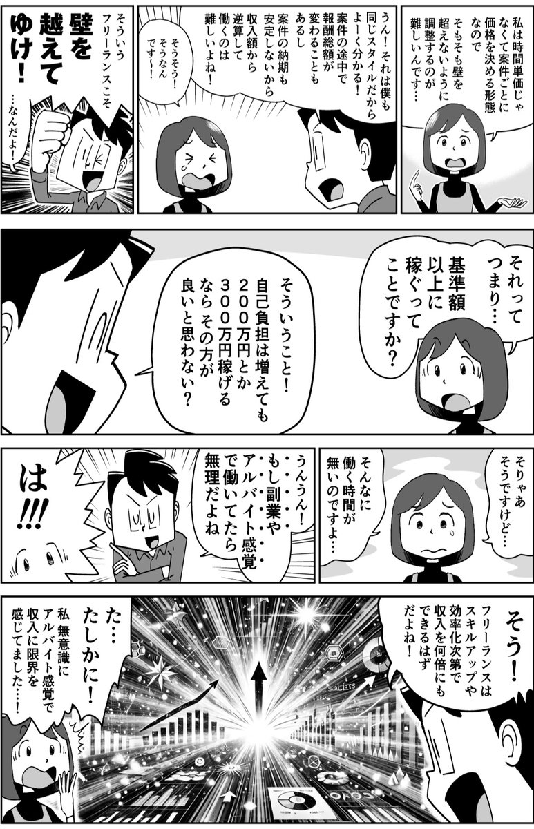 【漫画】フリーランスと103万円の壁 2/2
#フリーランス #漫画が読めるハッシュタグ 