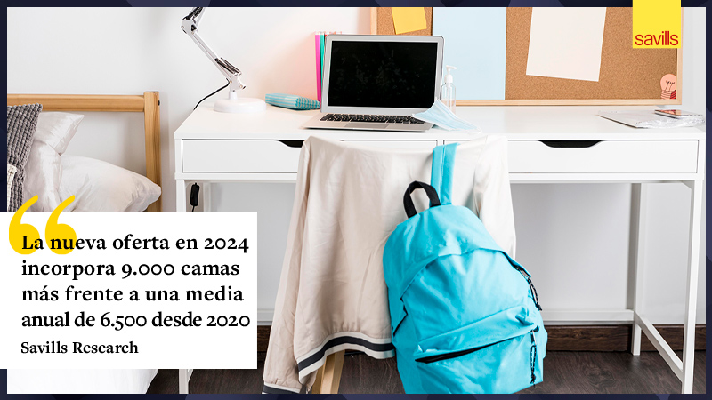 Las residencias de estudiantes aceleran la producción de plazas en España ➡️ savi.li/6015oE1lL

#FuturoRealEstate #SomosSavills