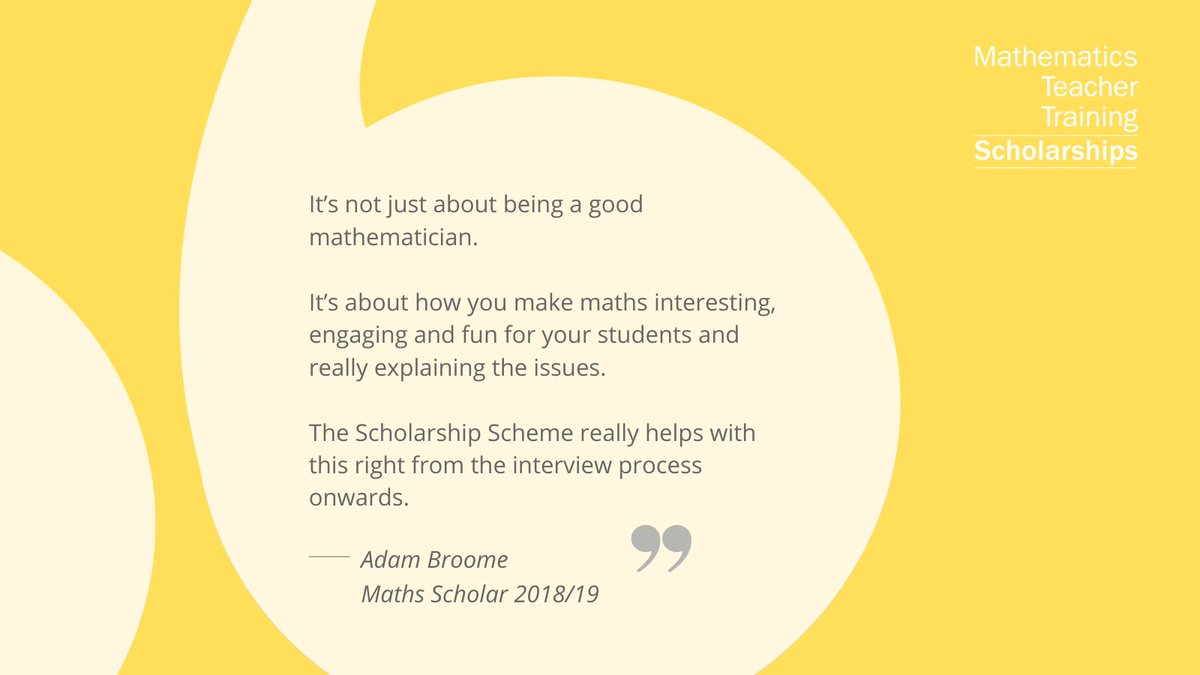 Beamathsteacher's tweet image. 🌟 Transform your passion for maths into a rewarding teaching career with Maths Teacher Training Scholarships. 

Financial support for your teacher training, expert resources, and a pathway to inspiring the next generation await you.

#MathsTutor #MathsTeachers #MathsTeachersUK