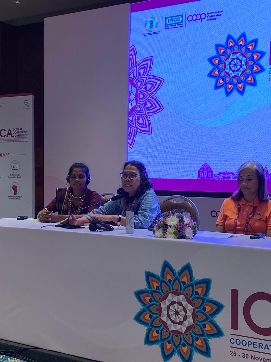 HomeNetInt's tweet photo. Last week, Poonsap Tulaphan, representing HomeNet Thailand and HomeNet International, made a powerful case for the role of cooperatives in addressing economic challenges faced by informal workers during the Global #Coop Conference in Delhi. https://t.co/hccGYdQzos