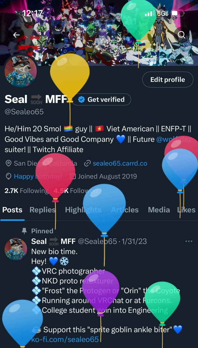 Oh yeah,

21st B-Day Con! Really happy to be around friends 💙