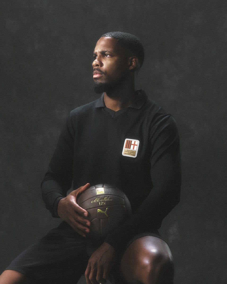SoccerBible's tweet photo. AC Milan’s 125th Anniversary collection is one of the cleanest drops of the season. https://t.co/WCZbEJQyA3