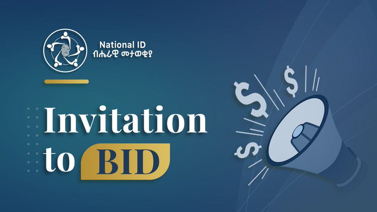IDethiopia's tweet photo. Call for Bid ๐ข
@IDethiopia is looking for eligible suppliers for 3,000 sets of biometric registration kits with accessories along with ensured delivery within the specified timeframe.
Ready to bid?
Read https://t.co/uFCNF9plbz for details.
#Fadya #DigitalID #BiometricKit https://t.co/gggFAwTcU5