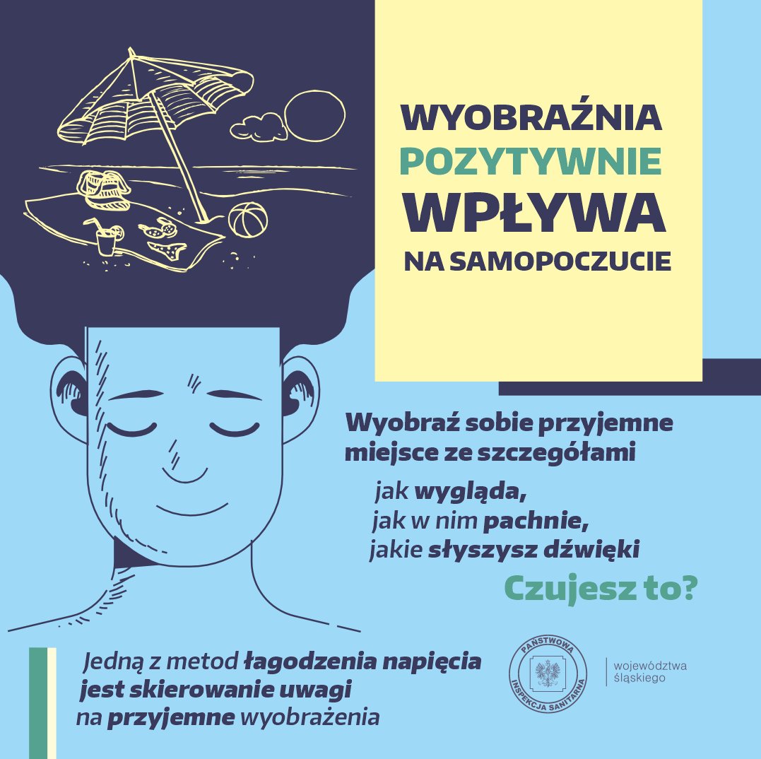 Aby osiągnąć stan zrelaksowania😌należy zwizualizować sobie wybraną scenęuwzględniając w niej liczne szczegóły i wprowadzając do niej wrażenia zmysłowe
Wizualizacja jest umiejętnością, należy ją regularnie ćwiczyć, aby była skuteczna, szczególnie w trudnych sytuacjach życiowych