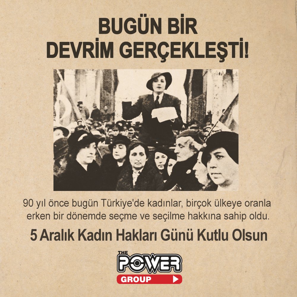 powerfm_100's tweet photo. Kadın güçlüyse toplum da güçlüdür.
5 Aralık Dünya Kadın Hakları Günü kutlu olsun
#Powergroup https://t.co/hGHgx4qdot