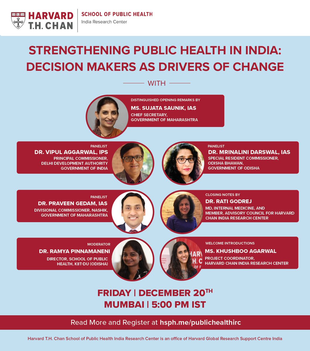 Harvard Chan - India Research Center tweet media