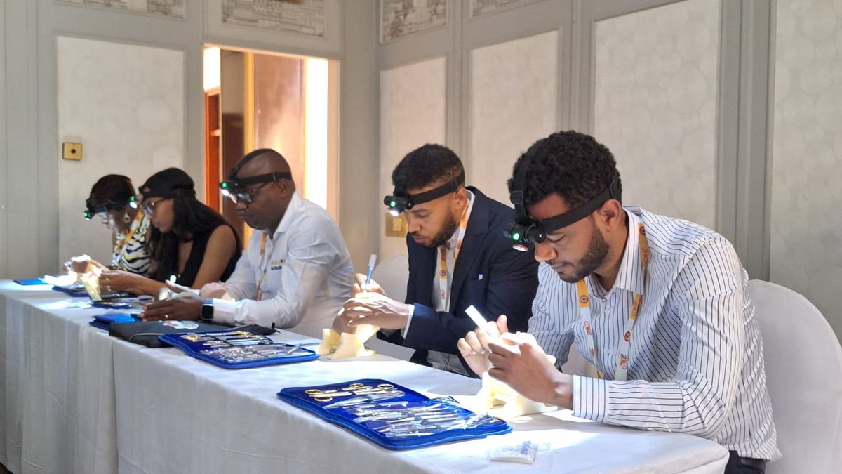 SmileTrainAfric's tweet photo. Smile Train's #Simulare workshop at the @cosecsa  Conference was a success! 🎉Participants trained to:
✅Access high-quality surgical education
✅Ensure ongoing learning
✅Optimize cleft treatment outcomes
✅Improve patient safety and effectiveness
#cleft #surgery https://t.co/SLpb9I9eFk