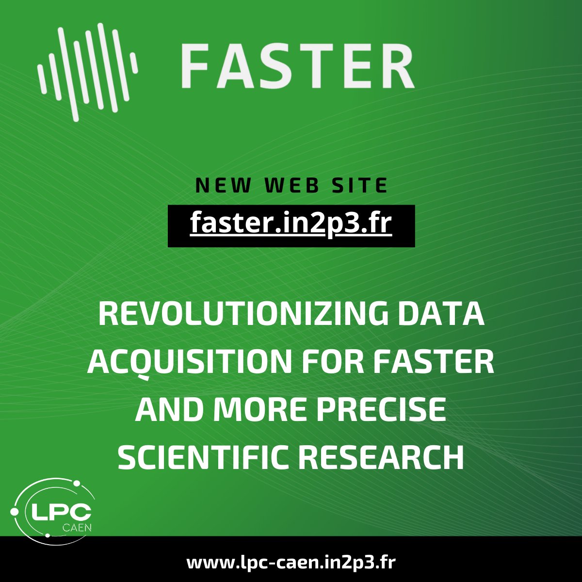 LPC_CAEN's tweet image. 🎉 Le nouveau site web de FASTER IN2P3 est en ligne ! 🚀
Nous sommes ravis d’annoncer le lancement officiel du site dédié à FASTER, la plateforme innovante d'acquisition et de traitement des signaux développée par le LPC CAEN.
#Innovation @CNRS_IN2P3