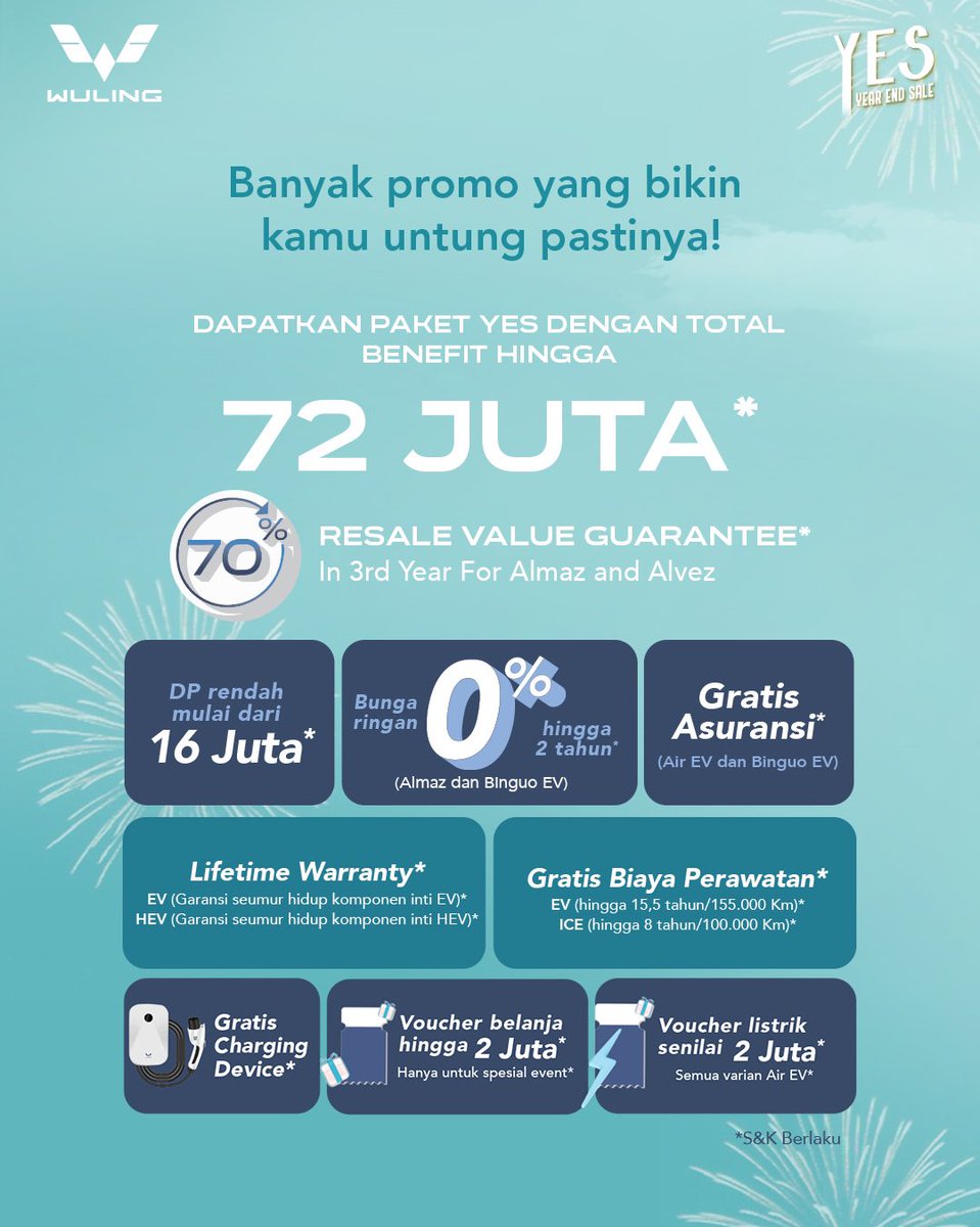 WulingMotorsID's tweet image. Daripada beli mobil jauh-jauh, mending langsung aja datang ke Pakuwon Mall Surabaya, Rek!

#WulingMotors #DriveForABetterLife #Airev #AirevLite #BinguoEV #CloudEV #NewAlmazRSProHybrid #Alvez #WulingYES2024