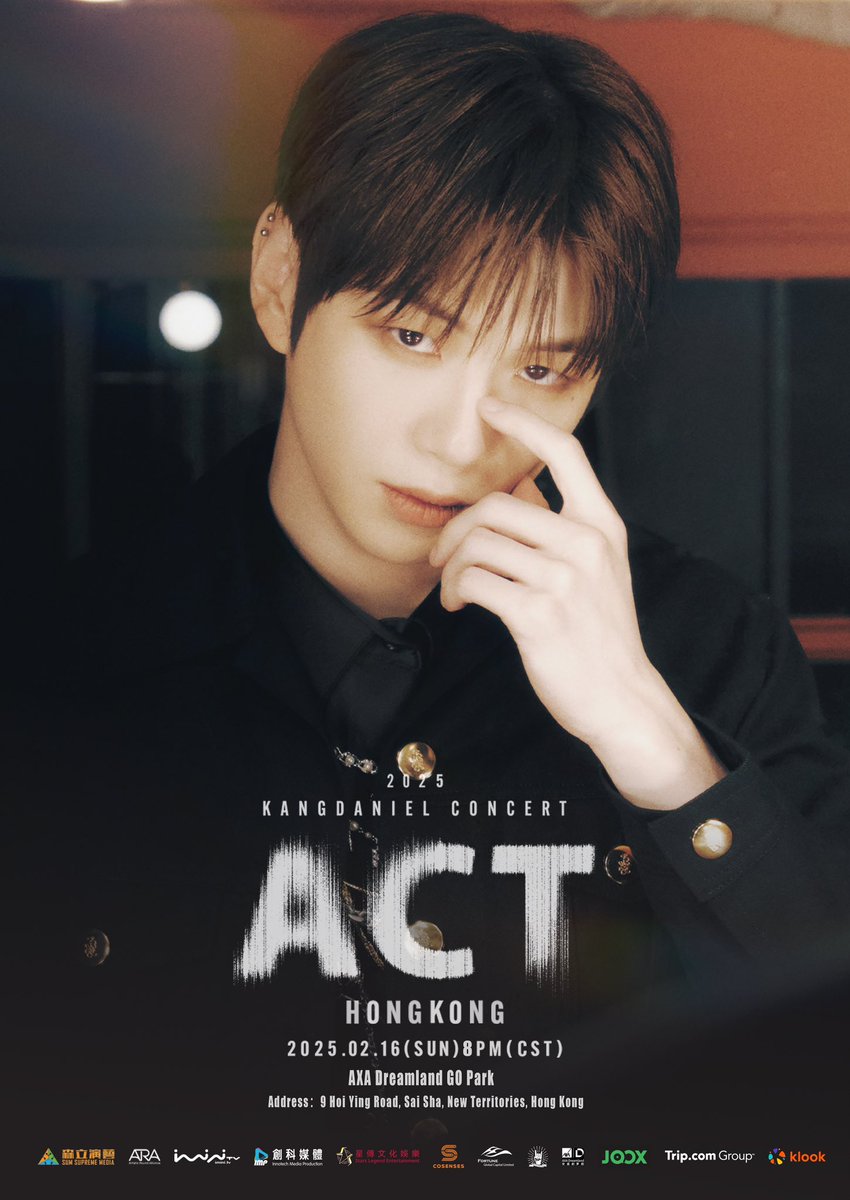 sumsuprememedia's tweet photo. 2025 KANGDANIEL CONCERT [𝗔𝗖𝗧] TOUR in HONGKONG🇭🇰

📆Date：2025.2.16 (SUN) 
⌚️Time：8:00pm
📍Venue：AXA Dreamland GO Park 

@konnect_danielk 
#KangDaniel #姜丹尼爾 #강다니엘 
#2025KangDanielConcertACT 
#森立演藝 #ATRA #iminitv  #AXADreamland #JOOX #TRIPCOM #KLOOK https://t.co/Asotbobaq1