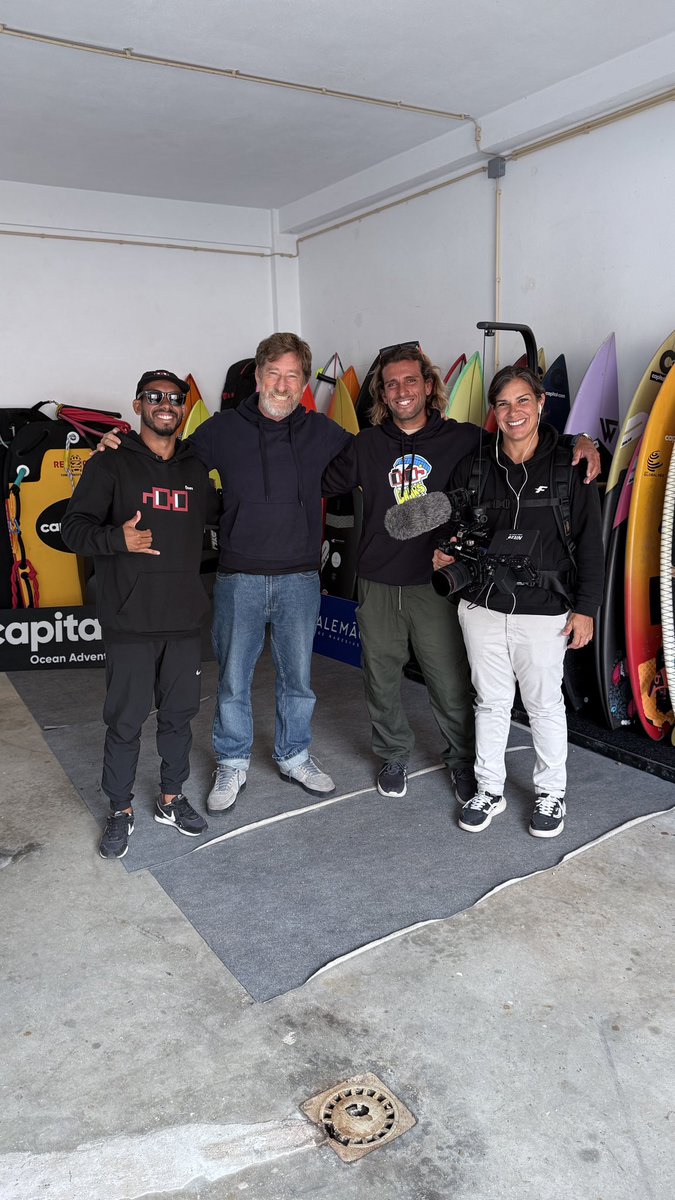 Recording day for HBO, with the guardian angel of Nazare Alemão de Maresias🎬
<a href="/gnars_dao/">Gnars</a>