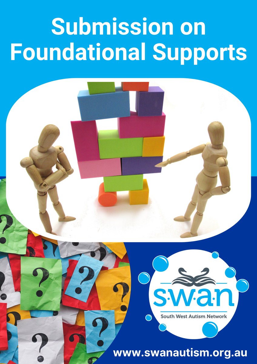 Nick Avery (she/her) (@feegle12) on Twitter photo SWAN's Submission on Foundational Supports is now available. Check it out at: swanautism.org.au/wp-content/upl…
Its your last chance to have your say - the consultation closes 11.59pm AEDST tonight. engage.dss.gov.au/foundational-s…
<a href="/AfdoOffice/">AFDO</a> @dana_advocacy <a href="/EveryAustralian/">Every Australian Counts</a> <a href="/PWDAustralia/">People with Disability Australia (PWDA)</a> SWAN's Submission on Foundational Supports is now available. Check it out at: swanautism.org.au/wp-content/upl…
Its your last chance to have your say - the consultation closes 11.59pm AEDST tonight. engage.dss.gov.au/foundational-s…
<a href="/AfdoOffice/">AFDO</a> @dana_advocacy <a href="/EveryAustralian/">Every Australian Counts</a> <a href="/PWDAustralia/">People with Disability Australia (PWDA)</a>