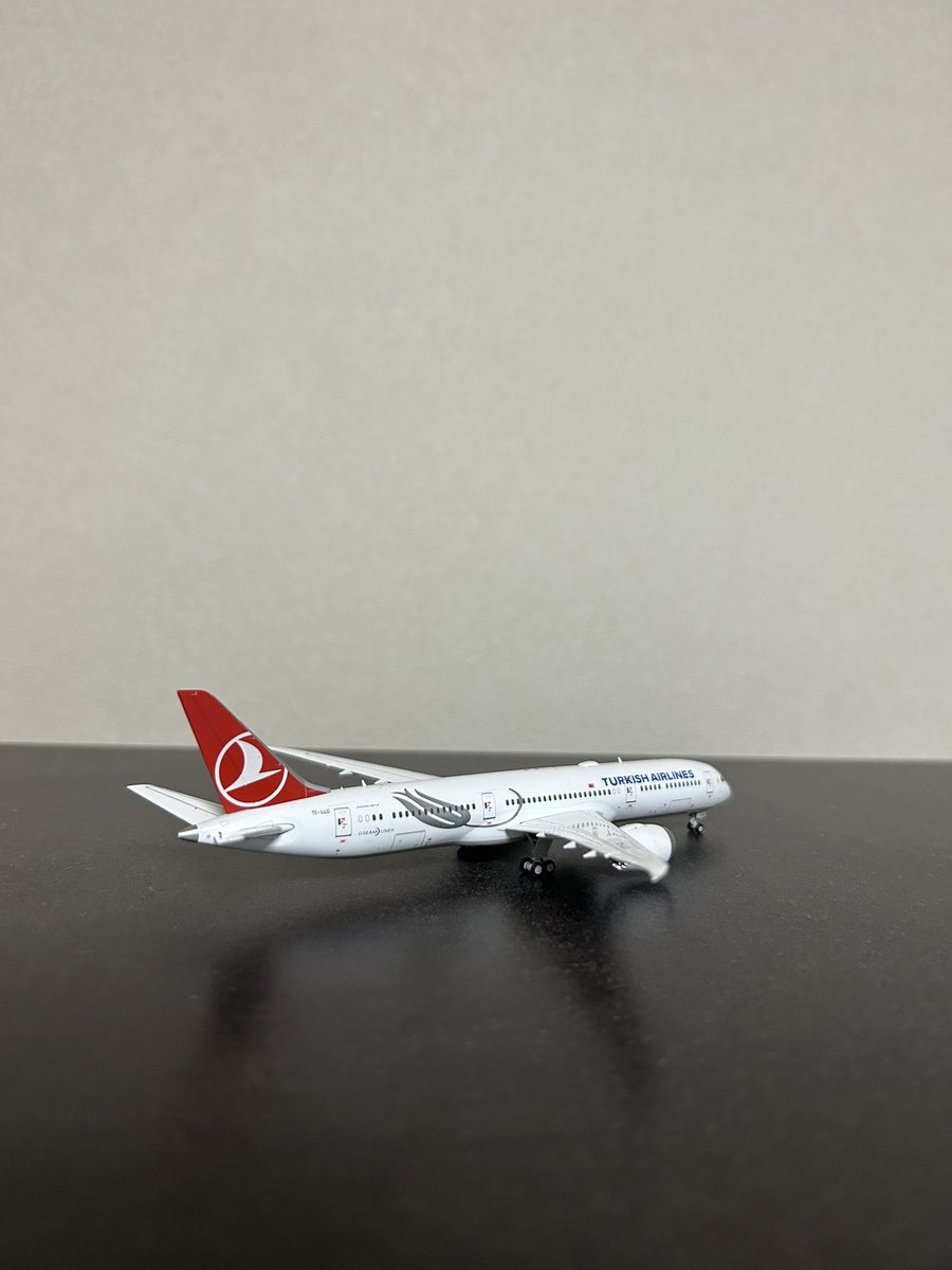 もう年末も近くなったので、今年購入したモデルプレーンを少しずつ載せていきます✈️  

まずはこちら

Gemini Jets 1/400
Turkish Airlines🇹🇷
Boeing 787-9 TC-LLO
