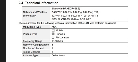 SujanTharu66's tweet photo. OnePlus Watch 3 Spotted on FCC Certification with model no
OPWWE251
🛰️GPS,GNSS, and NFC
-Bluetooth(BR+EDR+BLE)
-Dimensions: 46.6 X 47.6 X 11.75 mm
🔋631mAh rated battery/648mAh typical battery
#onepluswatch3 #oneplus https://t.co/yuJ3HiiDpR