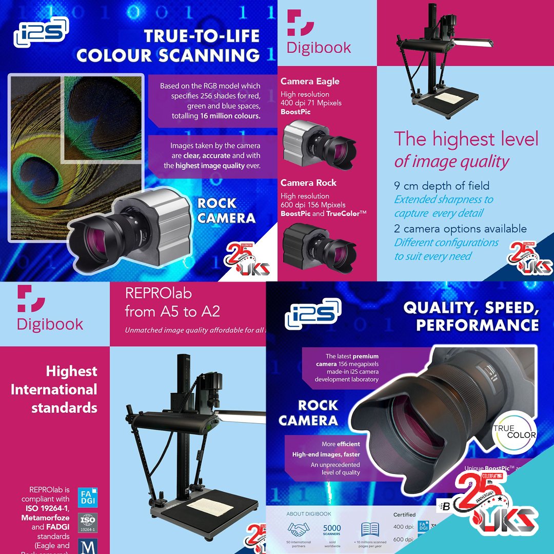 UKS_Knowledge's tweet image. 🌟 Looking back in 2024, we introduced affordable, high-quality digitisation solutions with Digibook and their REPROlab! Preserving your priceless collections with ease. 📚✨
#Innovation #Digitization #LibrarySolutions