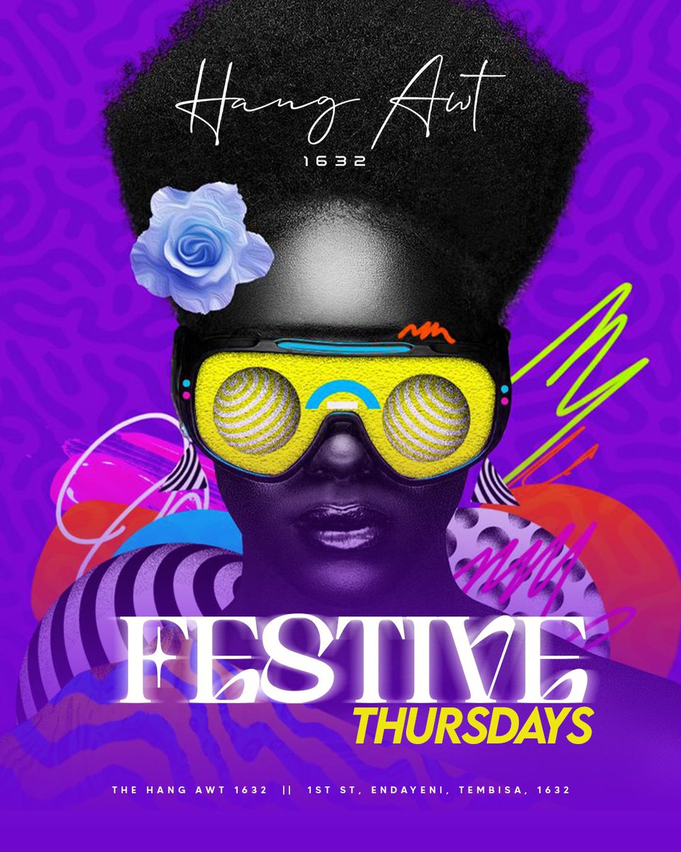 thehangawt's tweet photo. A brand new concept for our customers. HangAwt Festive Thursday is brand built by the people and its  sole purpose is for people who want to party 🎉 🥳 this festive season. 

#Happyfestivethursday
#FtThursdays
#GrooveSZN
#PartyDestination
#LetsHangAwt https://t.co/x3CNO7Gtx5
