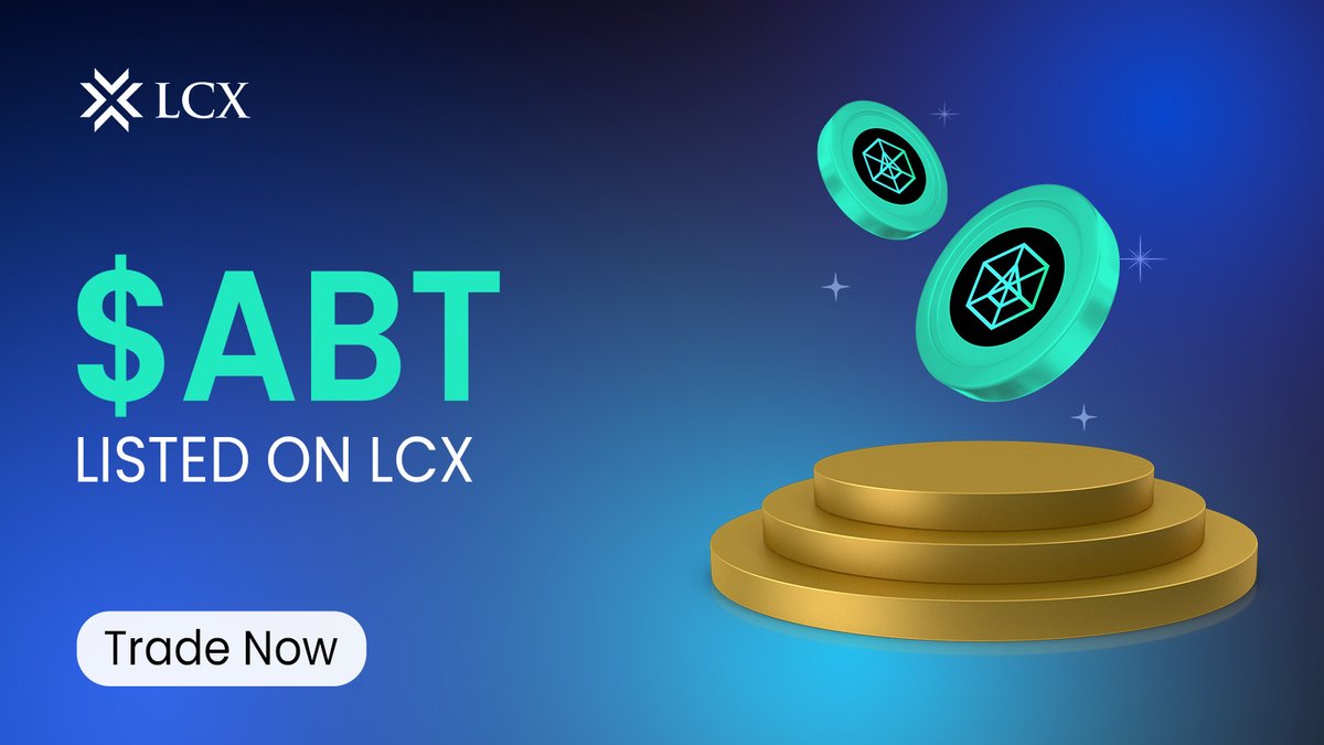 lcx's tweet photo. ABT is listed on LCX! 🎉

The ArcBlock Token ($ABT) powers the ArcBlock platform, built for high-performance with a blockchain optimized for >100,000 Tx/s. 

Perfect for diverse applications and future-ready for broader use cases. @ArcBlock_io

👉 Sign up and Trade:

📈 $ABT / $EUR : https://t.co/vDQQY39Z6A
🔍 Learn more: https://t.co/VViMxJ0Rta

🧵
The ArcBlock Token (ABT) is native to the ArcBlock platform. To achieve high-performance transactions, we built an optimized blockchain dedicated to ArcBlock’s own token services and the public ledger.

The design goal is to achieve >100,000 Tx/s, which is more than adequate for a wide range of applications. In the future this blockchain could be improved for broader purposes.

The ABT is designed as a general purpose token that can be used in different scenarios. Within ArcBlock, the ABT’s basic utility value is to pay for the cost of using the ArcBlock system. 

Like a cloud computing service, the ABT is a utility token for paying the cost associated with using the service.
