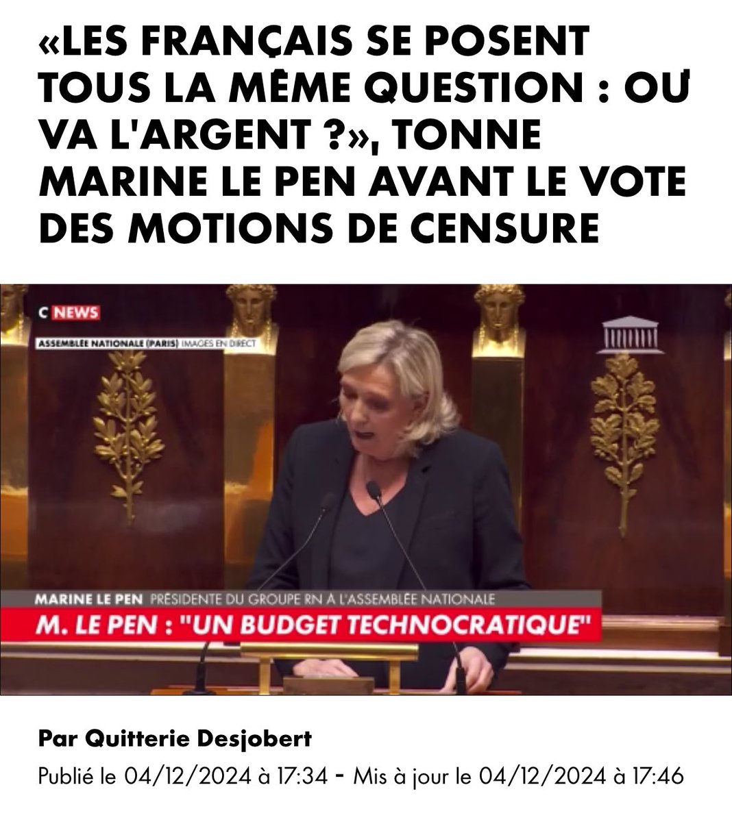 Lycrem3's tweet photo. ➡️Les juges de son procès se posent exactement  la même question concernant son parti. https://t.co/OJZIKpoVjb