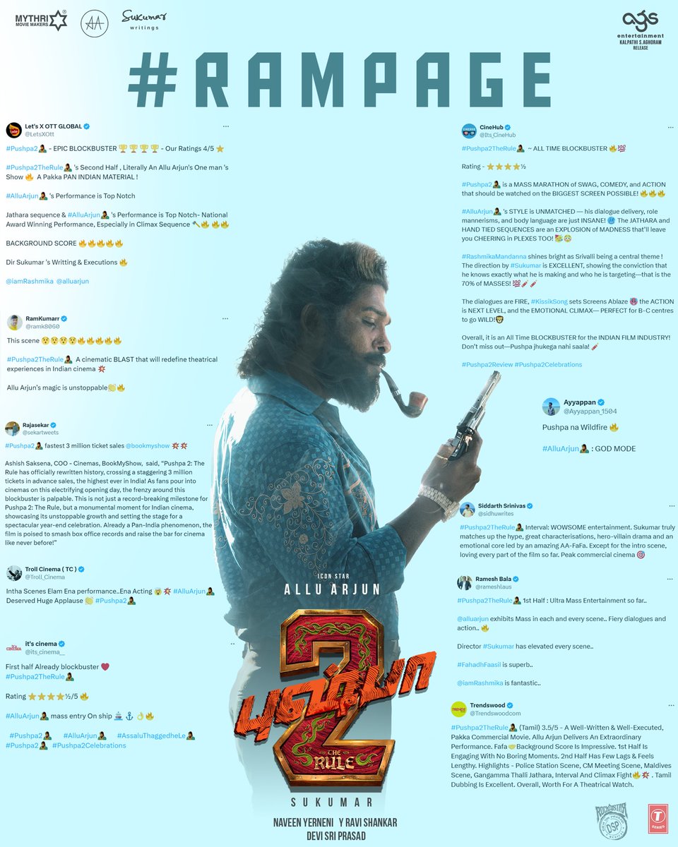 Pk3Premnath's tweet photo. @PushpaMovie @bookmyshow Record breaker #PushpaTheWildFire 🔥 #BlockbusterPushpa2TheRule #BlockbusterPushpa
#Pushpa2TheRule
#Pushpa2TheRuleOnDec5th https://t.co/Fgd5yavkg8