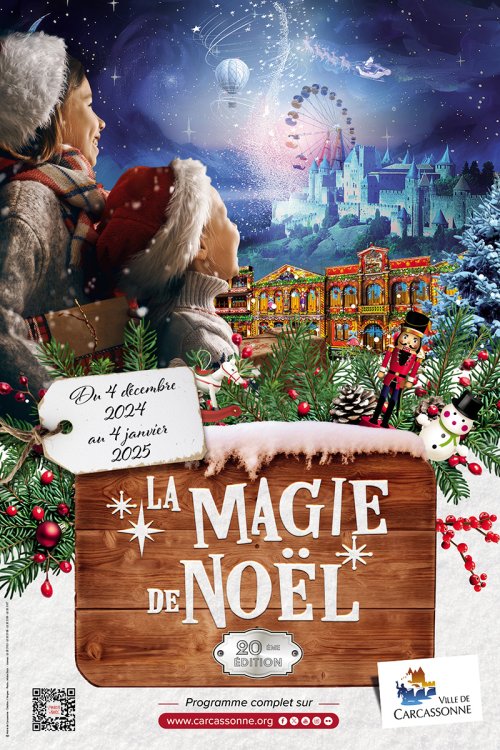 🎅✨ La Magie de Noël débarque à Carcassonne ! Du 4/12 au 4/01, vivez des moments féeriques avec des animations pour tous : patinoire, marché de Noël, karting, réalité  virtuelle et bien plus encore ! Rejoignez-nous pour des instants  inoubliables ! 🎄🌟
☛tourisme-carcassonne.fr/temps-forts/la…