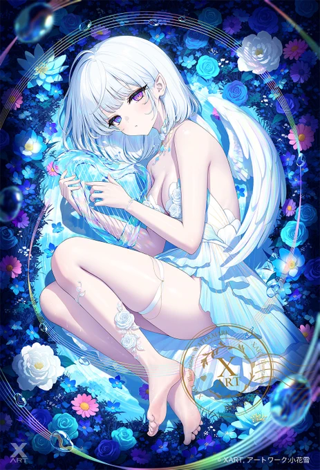 命の音色illustration by 小花雪(#kohanayuki)#光る美少女展2024 