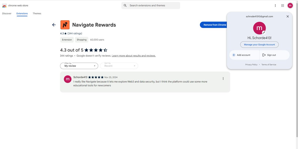 mucere531's tweet photo. I really like Navigate because it lets me explore Web3 and data security, but I think the platform could use some more educational tools for newcomers
@YGGFutureOfWork   @navigate_ai https://t.co/xqmLXKsUEc