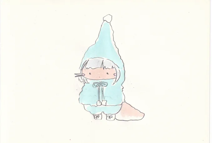 冬の妖精んなちゃん。#イラスト #メイドインアビス 