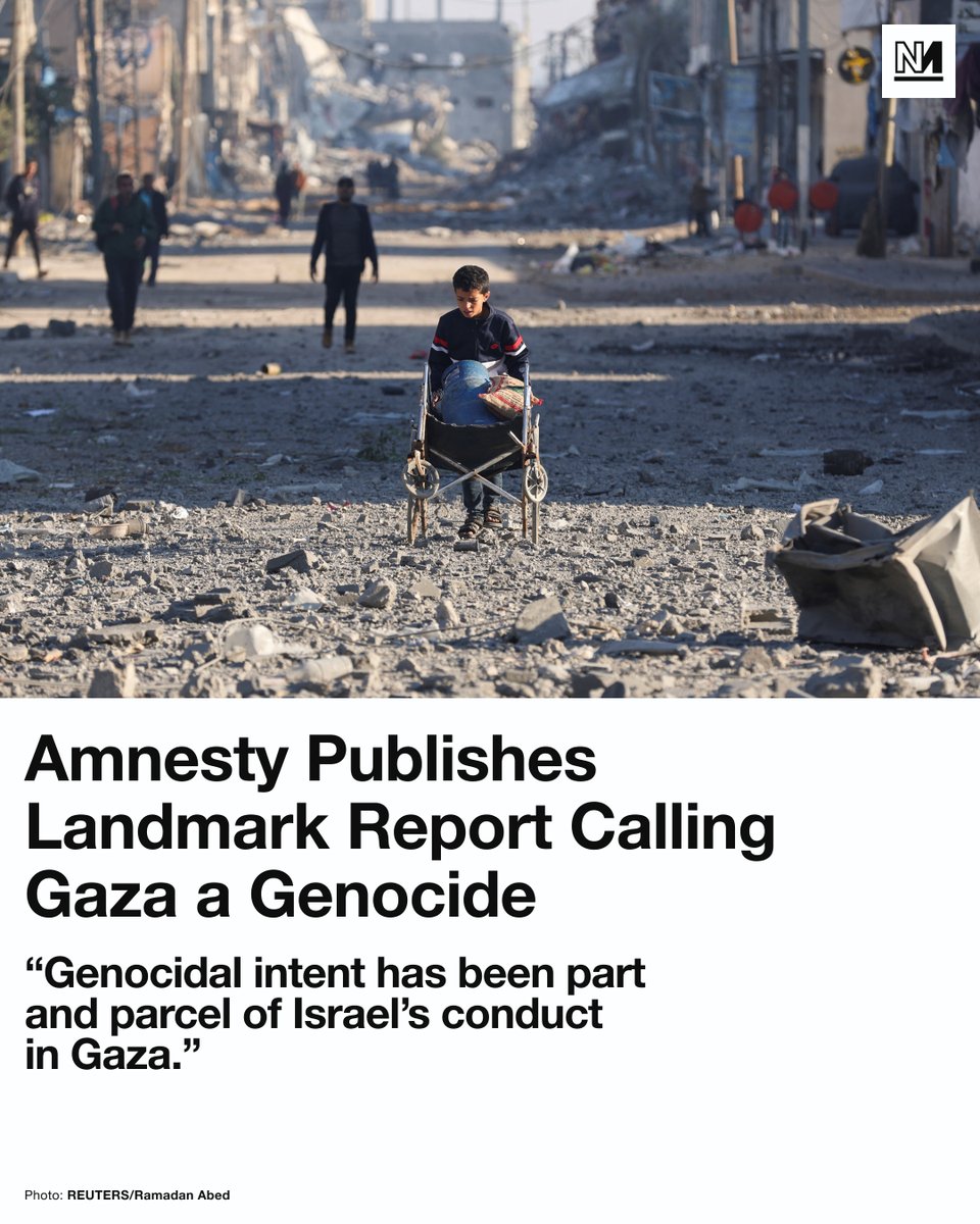 Amnesty International has published a landmark report concluding that Israel’s assault on Gaza constitutes genocide, in a move that may normalise the term within political and media arenas, writes @RivkahBrown.