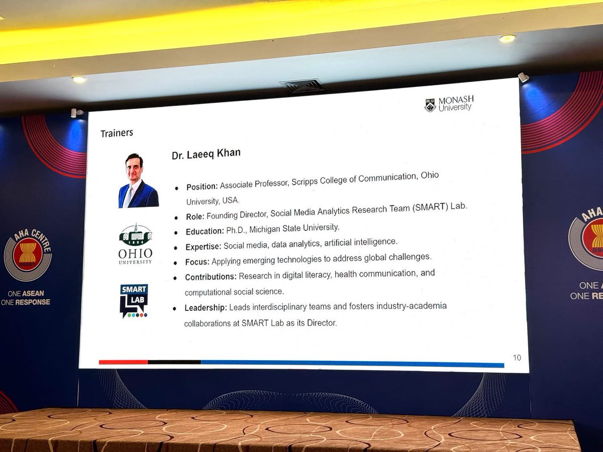 Honored to lead a workshop  for the ASEAN Coordinating Centre for Humanitarian Assistance in Indonesia, sharing how social media can transform disaster/crisis response.