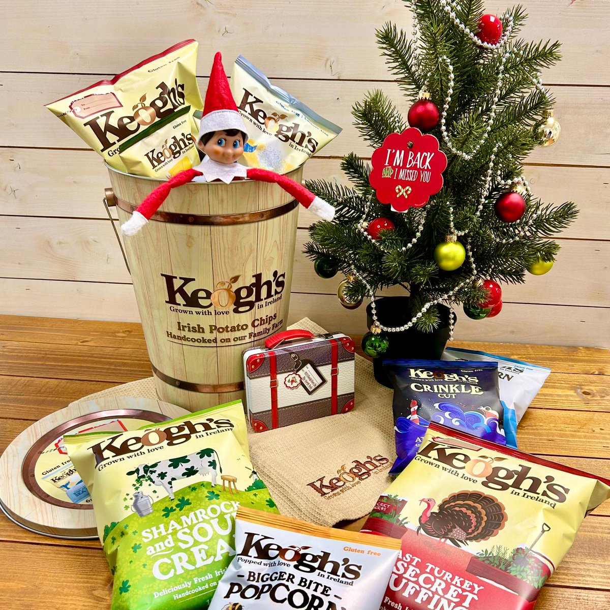 Our Keogh’s elf has arrived to spread some Crispmas cheer (and a little mischief) 🎄 Let the countdown to Christmas begin!🎉

Has your elf arrived? Show us how your elf is getting into the holiday spirit and tag us in your photos - we can’t wait to see the fun!🙌
#keoghscrisps