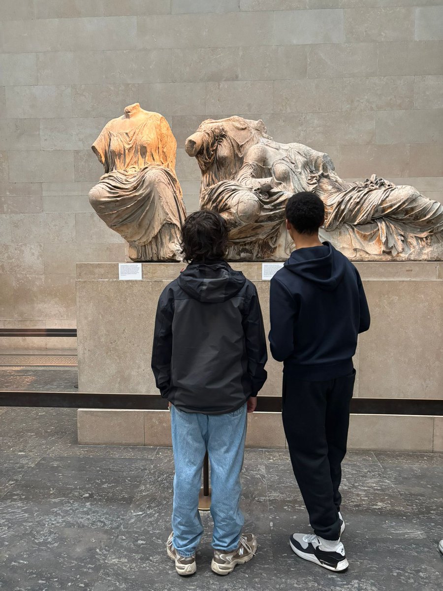 bthcc_college's tweet photo. Our year 11 Classics students exploring the Parthenon galleries at the British Museum yesterday ποΈ #bthway #bthfamily https://t.co/rkhqq5je59