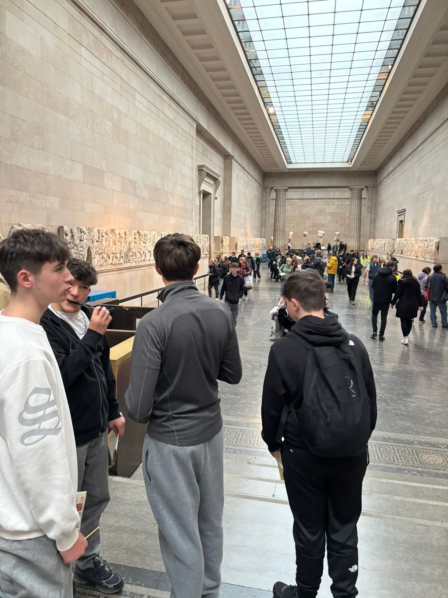 bthcc_college's tweet photo. Our year 11 Classics students exploring the Parthenon galleries at the British Museum yesterday ποΈ #bthway #bthfamily https://t.co/rkhqq5je59