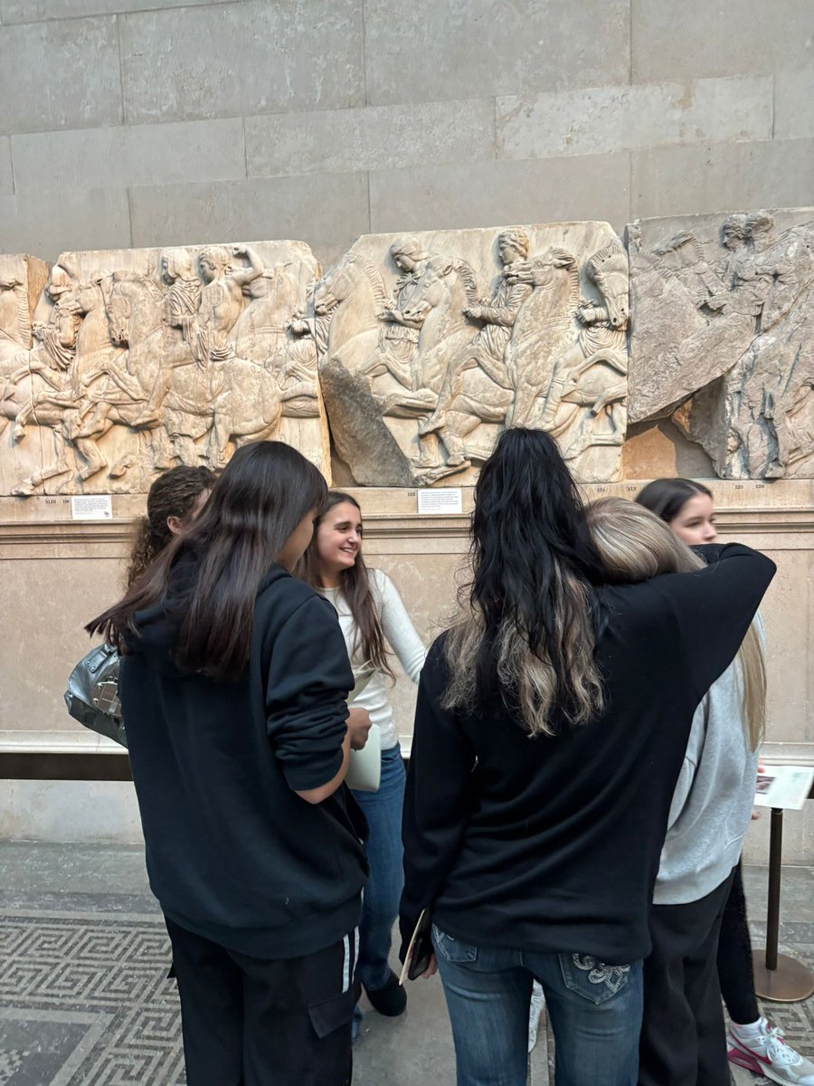 bthcc_college's tweet photo. Our year 11 Classics students exploring the Parthenon galleries at the British Museum yesterday ποΈ #bthway #bthfamily https://t.co/rkhqq5je59