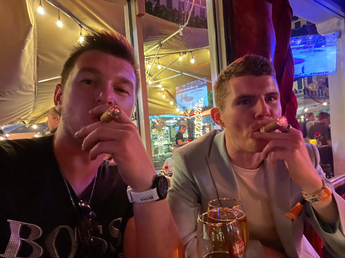 rulesnorulers's tweet photo. Me and my buddy @RhysKingBTC trying to look cool in Miami for the 2023 #bitcoin conference! 🤣

In our heads, $BTC was already at $100k…the repricing simply hadn’t occurred yet. 

Higher. https://t.co/zUyPBwW2nS