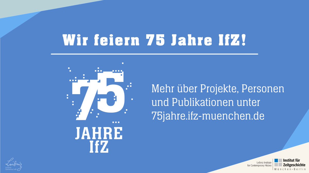 #75JahreIfZ 2013 beginnt das #IfZ mit dem Aufbau eines Zentrums für Holocaust-Studien. Es entwickelt sich bald zu einem wichtigen internationalen Kompetenz- und Kommunikationszentrum für die Erforschung des Holocaust: 75jahre.ifz-muenchen.de/chronik/2013