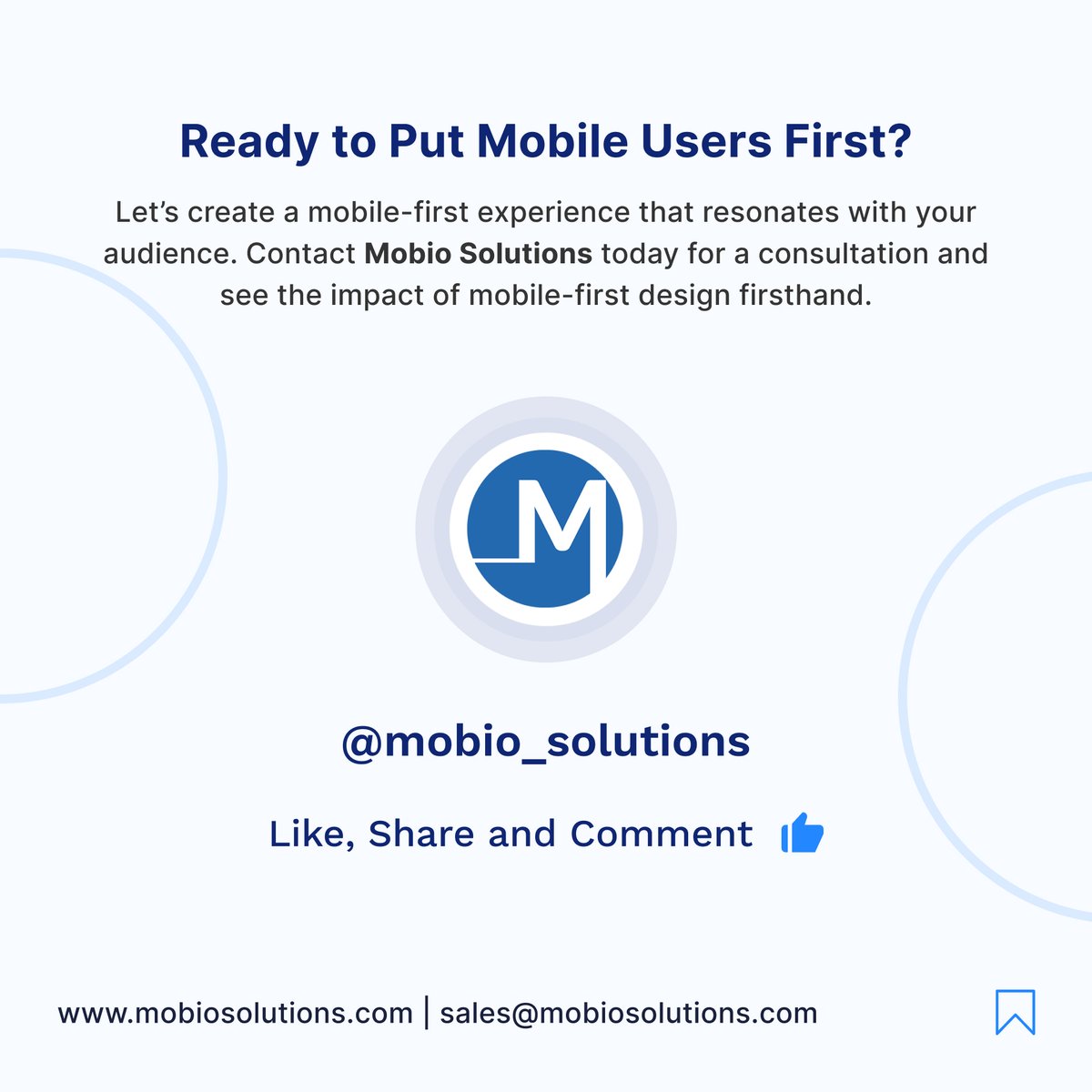 MobioSolution's tweet photo. Mobile-first design isn’t just about making your site look good on a small screen—it’s about providing users with a seamless, fast, user-friendly experience that keeps them engaged and coming back. 🚀

#mobileappdesign #mobilefriendly #mobileappdesign  #mobiosolutions https://t.co/VQcpwQ2FVR