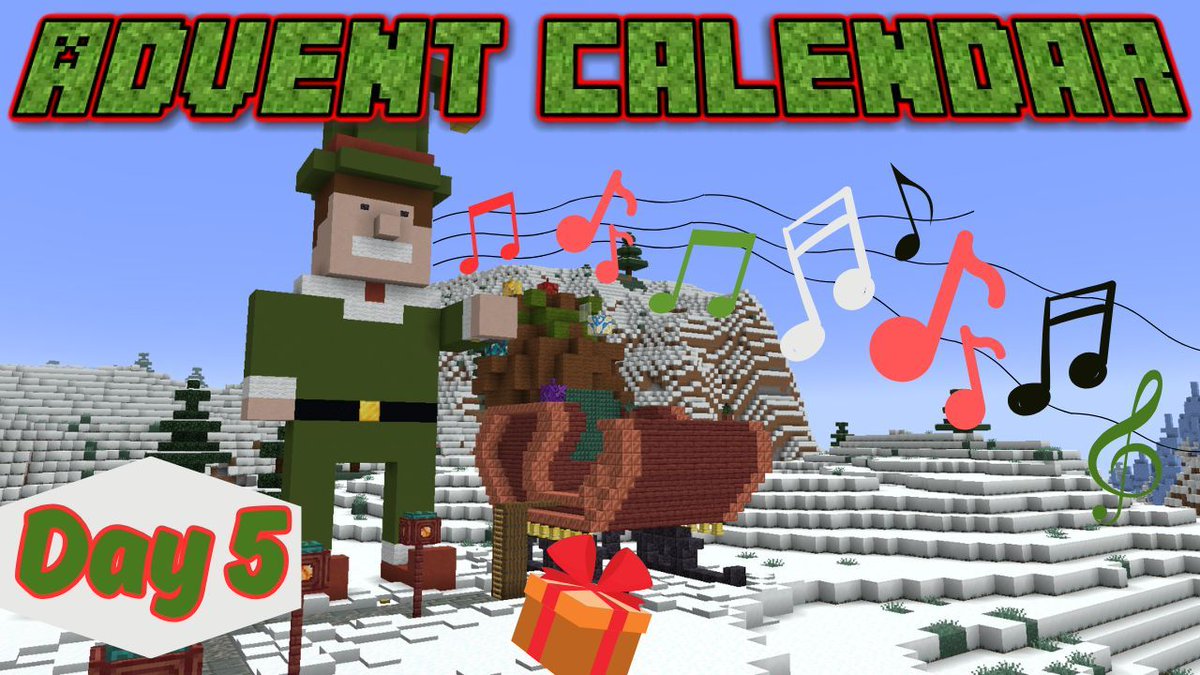 Today we're answering the import question - what is the function of a Christmas elf? 

It's Day 5 of my advent calendar and I'm learning noteblocks. Wish me luck! 

Video out now: youtu.be/67xKXuDHXE0