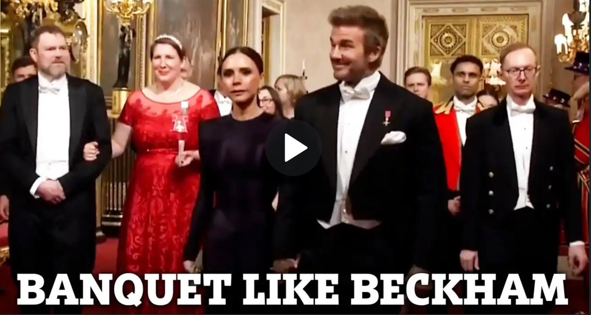 Very surreal to wake up and find our faces all over the papers and the internet from Sky News to the Sun - seems that these photos have gone all over the world.
Top tip, never walk into dinner behind the Beckham's!