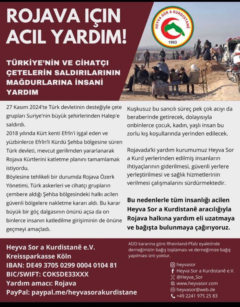 Sterkaspii's tweet photo. #Rojavaiçinacilyardım
#HelpforRojava https://t.co/MewUR9zXuG
