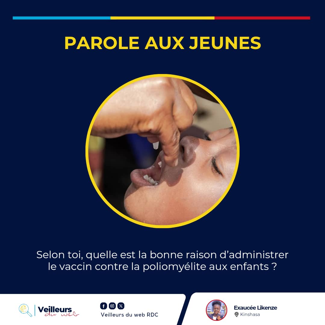 veilleursduweb's tweet photo. Pour sensibiliser ta communauté, choisis la bonne affirmation sur le vaccin contre la polio : 

A. Il peut causer une maladie chez les enfants vaccinés

B. Il est sûr, efficace et utilisé depuis des années  

C. Il contient des substances toxiques qui nuisent à la santé https://t.co/W0IHjZY8qi