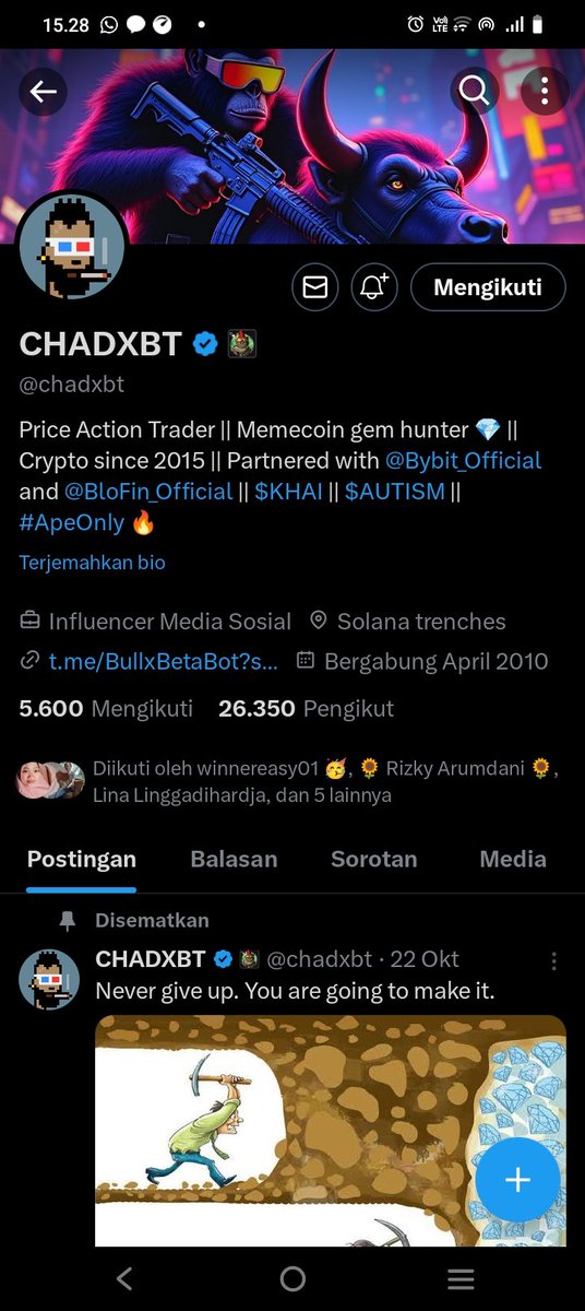 linawatycaesar's tweet photo. @jihanicorn @chadxbt Done https://t.co/99VEi34n5h