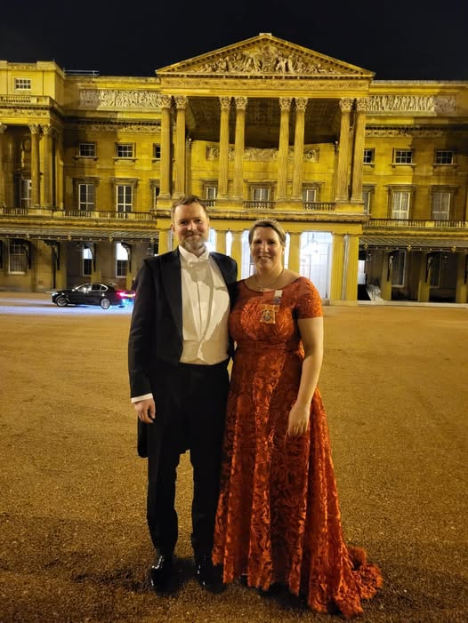The MOST incredible evening at Buckingham Palace for the State Banquet - masterpieces on the walls, presented to the King, my dress complimented by Victoria Beckham (!), amazing food and wine, the Queen’s staggering tiara, and a fabulous serenading of marching bagpipes. THANK YOU