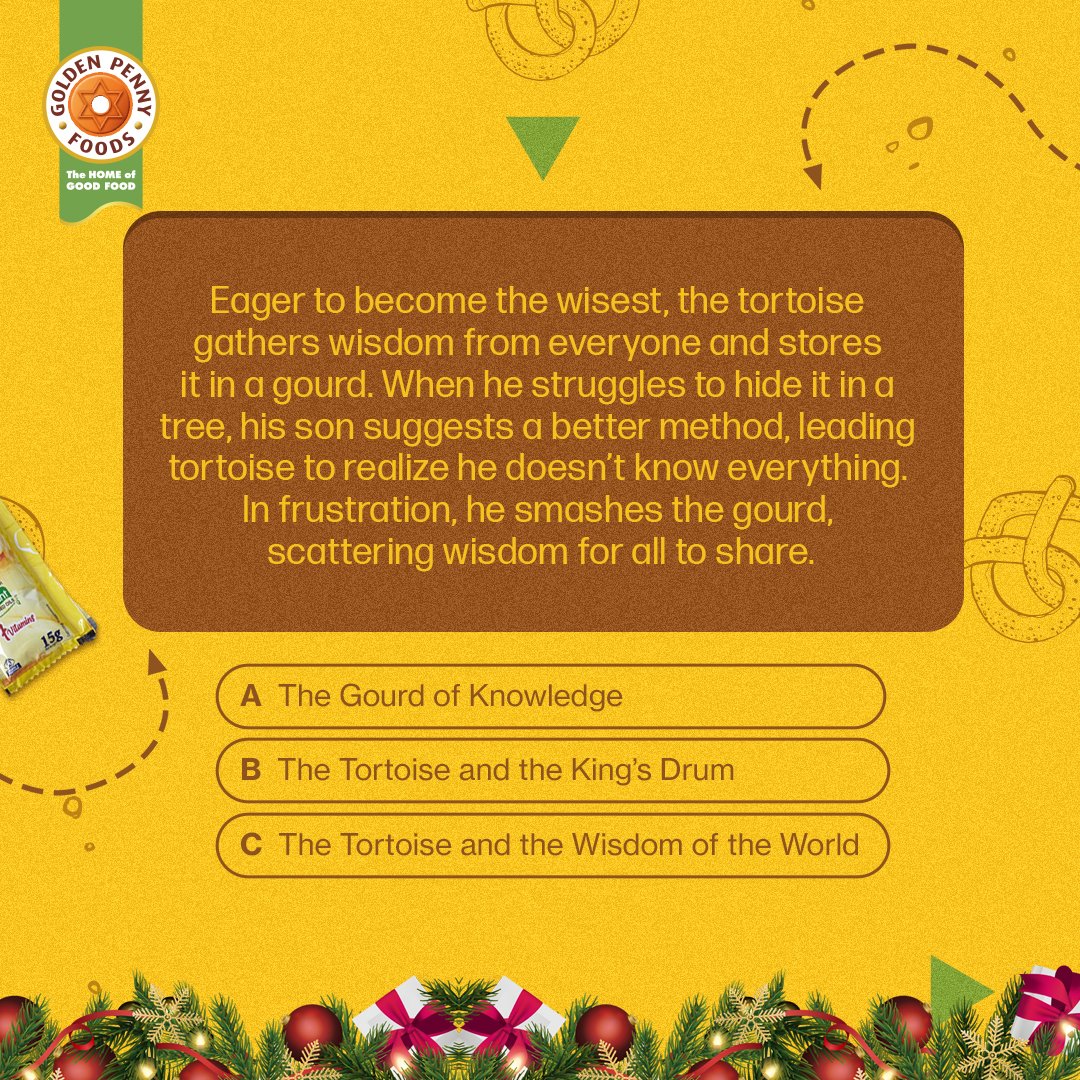 GpennySpreads's tweet photo. Let’s have a little fun. Who remembers these classic tortoise stories?
Which story is this? Drop your guess below! 💪🐢
#GoldenpennySpread
#GoodFortheFamily
#EasyToSpread
#TortoiseTale https://t.co/j2mrKEnxUi