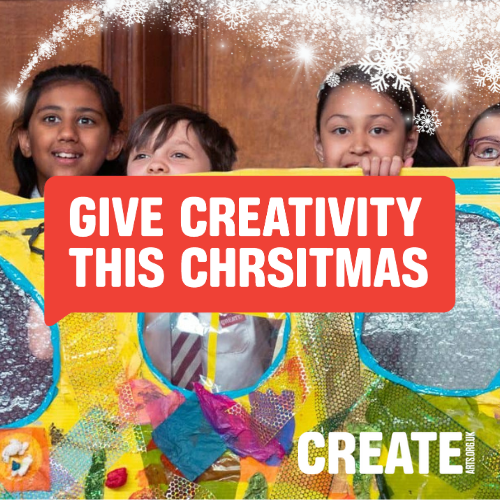 createcharity's tweet image. 🎨 This Christmas, give the gift of creativity!

Head to our website to find out more about what your gift could be used for, and support creativity for all this Christmas ✨

👉 createarts.org.uk/give-creativit…

#CreativityForAll #PeopleNeedToCreate